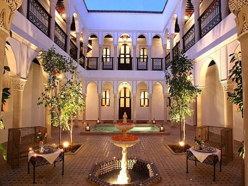 Riad Le Jardin D'Abdou مراكش المظهر الخارجي الصورة The hotel's courtyard