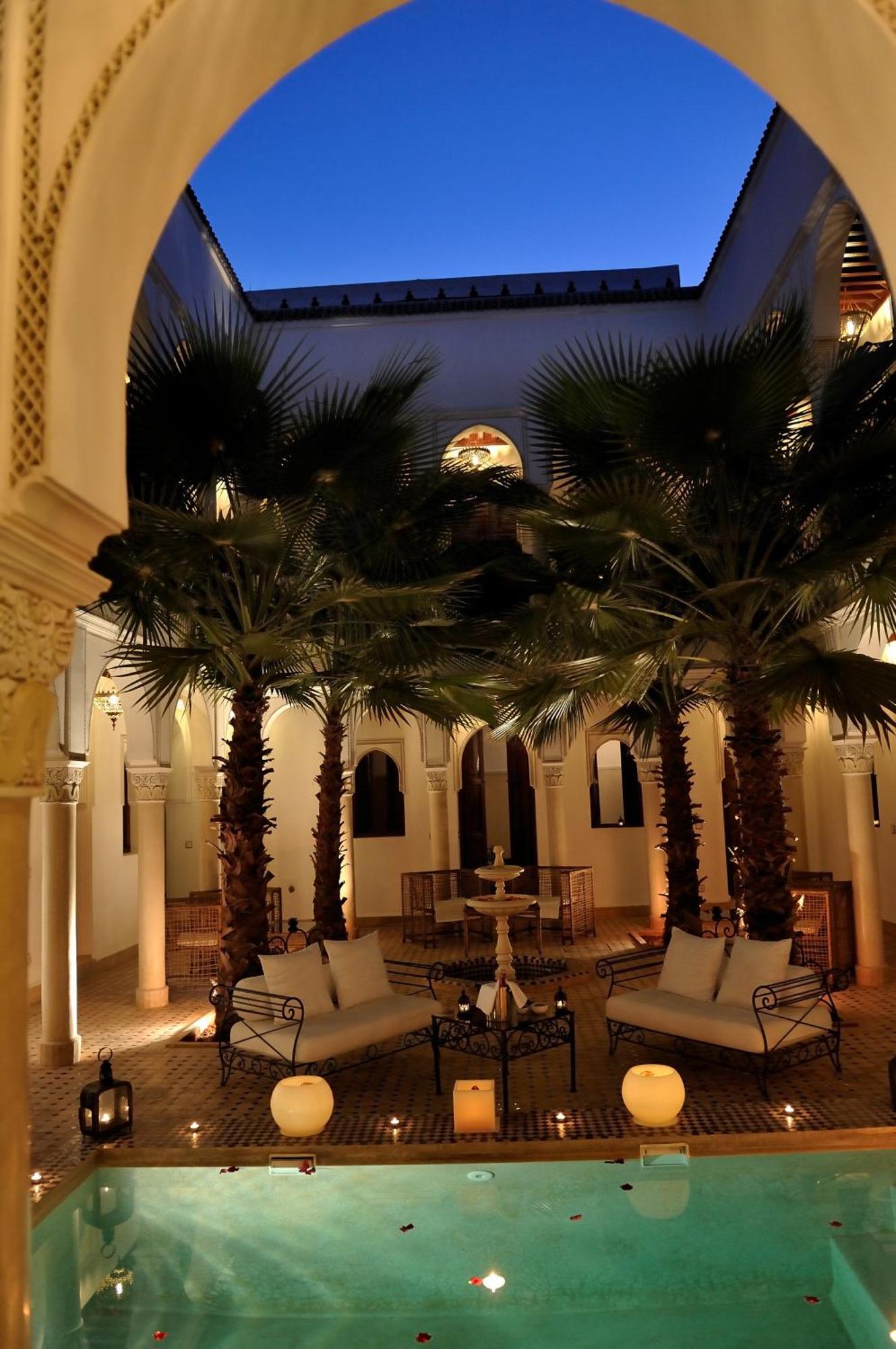 Riad Le Jardin D'Abdou مراكش المظهر الخارجي الصورة The hotel's courtyard