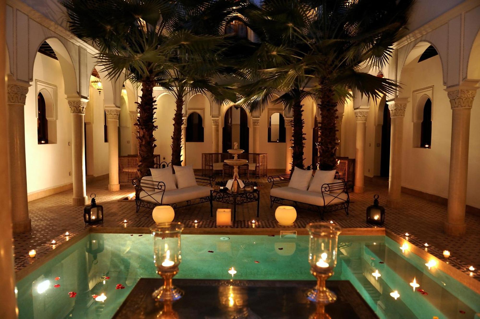 Riad Le Jardin D'Abdou مراكش المظهر الخارجي الصورة The hotel's courtyard